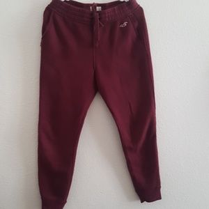 Hollister Maroon Sweatpants